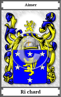 Ri chard Family Crest Download (JPG)  Book Plated - 150 DPI